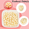 100Pcs 2 Styles Dyed Synthetic Coral Beads CORA-SP0001-02B-6