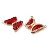Brass Pave Faceted Glass Connector Charms FIND-Z020-03U-2