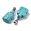 Synthetic Turquoise Pendants G-B127-06P-01-3