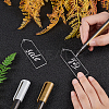DIY Rectangle with Angle Acrylic Pendant Keychain Making Kits DIY-BC0001-62P-3