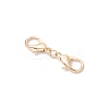 Zinc Alloy Lobster Claw Clasps PALLOY-JF04249-01-4