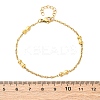 304 Stainless Steel Rolo Chain Bracelets for Women BJEW-C094-09G-5