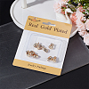 9Pcs 3 Style Rack Plating Brass European Beads KK-BBC0009-15-6