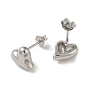 Anti-Tarnish 925 Sterling Silver Stud Earrings for Women EJEW-E307-11P-2
