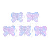 Transparent Spray Painted Glass Beads GLAA-N035-025-G03-1