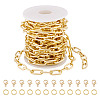 DIY Aluminium Paperclip Chains Bracelets/Necklaces Making Kit DIY-TA0012-91G-2