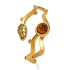 Natural Tiger Eye Finger Rings RJEW-Q822-36G-01-1