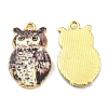Printed Alloy Pendants ENAM-D051-16G-07-1
