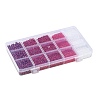 DIY 15 Grids ABS Plastic & Glass Seed Beads Jewelry Making Finding Beads Kits DIY-G119-02B-4