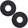 2Pcs Round Ring Imitation Leather Chandelier Base FIND-CN0002-09A-1