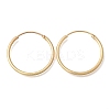 Brass Hoop Earrings EJEW-G474-01G-04-4