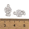 Brass Micro Pave Clear Cubic Zirconia Charms LS-KK-L212-18P-3