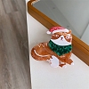 Christmas Themed Cat Acetate Claw Hair Clips PW-WGC7E55-02-1