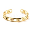Evil Eye Hollow Carved Cuff Bangle BJEW-D448-03G-RS-2