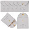 10Pcs Velvet Pouches with Snap Button ABAG-SP0001-42B-1