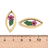 304 Stainless Steel Epoxy Resin Pendants STAS-T072-31-4