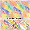 Rainbow Color Polyester Fabric DIY-WH0569-79-4