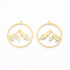 Ion Plating(IP) 304 Stainless Steel Pendants A-STAS-N090-LA911-2-1