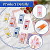150Pcs 6 Styles Polyester Rectangle Clothing Label DIY-CY0003-86-6