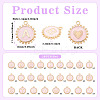 26Pcs Alloy Enamel Pendants ENAM-TA0002-86A-4
