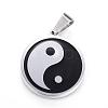 Feng Shui 304 Stainless Steel Pendants STAS-D161-08P-1
