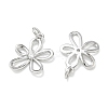 SHEGRACE Brass Micro Pave Clear Cubic Zirconia Pendants XGRQ3P283-630P-2