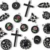18Pcs 9 Styles Alloy Enamel Pendants FIND-FS0004-51-3