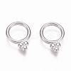 Non-Tarnish 304 Stainless Steel Pendants STAS-G218-10P-1