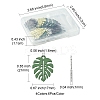 24Pcs 4 Colors Baking Paint Alloy Pendants ENAM-FS0002-28-4