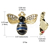 6Pcs Rack Plating Alloy Enamel Pendants ENAM-YW0002-63-3