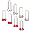 24Pcs 2 Colors 304 Stainless Steel Pendants STAS-UN0021-24P-1