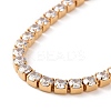 304 Stainless Steel Rhinestone Strass Chain Bracelets STAS-B021-14G-2