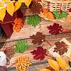 Autumn DIY Maple Leaf Tree Felt Hanging Ornaments DIY-WH0407-04-6