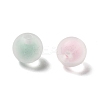 Frosted Transparent Acrylic Beads OACR-A032-14B-2