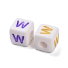 Opaque Acrylic Beads OACR-I022-01W-2