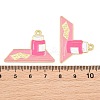 Medical Theme Alloy Enamel Pendants AL-CBA2919-03G-10B-3