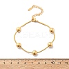 304 Stainless Steel Satellite Chains Bracelets for Women BJEW-D337-01C-G-5