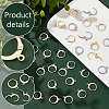 100Pcs 2 Colors 304 Stainless Steel Leverback Earring Findings STAS-PH0005-69-4