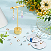 20Pcs 2 Colors Brass Micro Pave Cubic Zirconia Peg Bails Pendants KK-PH0004-05-2