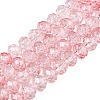 Transparent Glass Beads Strands X-GLAA-T023-10mm-A08-1