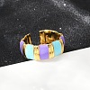 304 Stainless Steel Adjustable Cuff Rings LS-RJEW-Q015-02G-C-1