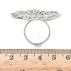 Adjustable 304 Stainless Steel Cuff Rings RJEW-Z121-01P-01-5