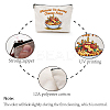 Polycotton Cheese Fries Printed Canvas Storage Bags ABAG-WH0029-136-4