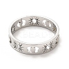 201 Stainless Steel Finger Rings for Women LS-RJEW-M013-01P-1-3