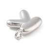 Rack Plating Brass Balloon Letter Pendants X-KK-C050-01P-K-2