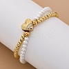 Brass Multi-strand Bracelets BJEW-M056-03G-5