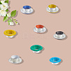 200 Sets 10 Colors Iron Grommet Eyelet Findings SCRA-GF0001-10B-01-6