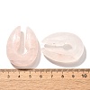 Natural Rose Quartz Ear Plugs Gauges G-I359-13A-02-3