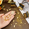 Alloy Pirate Treasure Prop  with Gold Bars Miniature Model DJEW-WH0028-034A-G-3