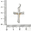 304 Stainless Steel Pendants STAS-F336-18GP-02-3